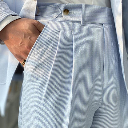 Italian Sky Blue Trousers