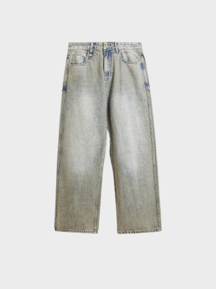 DCRB Baggy Denim Jeans - Light Grey