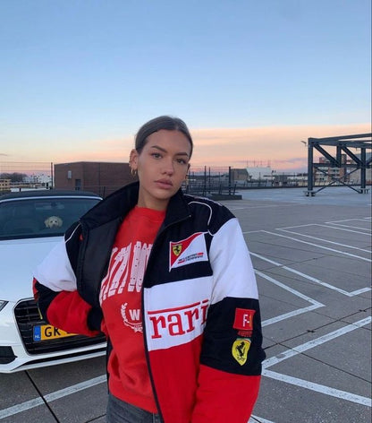 Vintage Red Ferrari Jacket