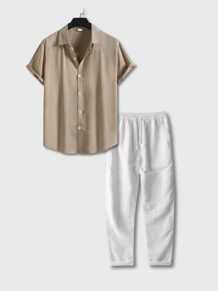 Linen Sommer Set - Florence by Night