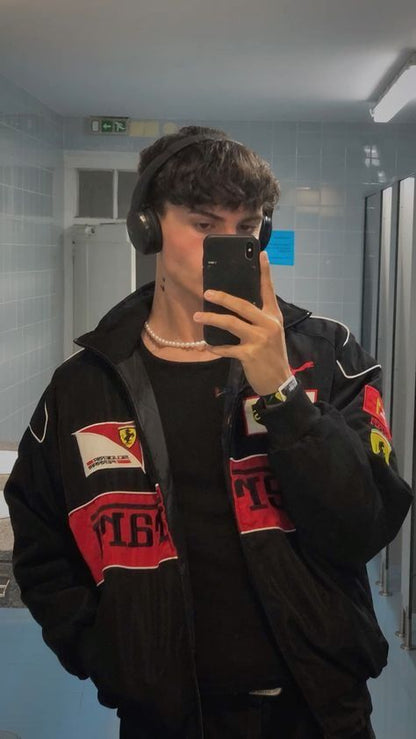 Vintage Black Ferrari Jacket