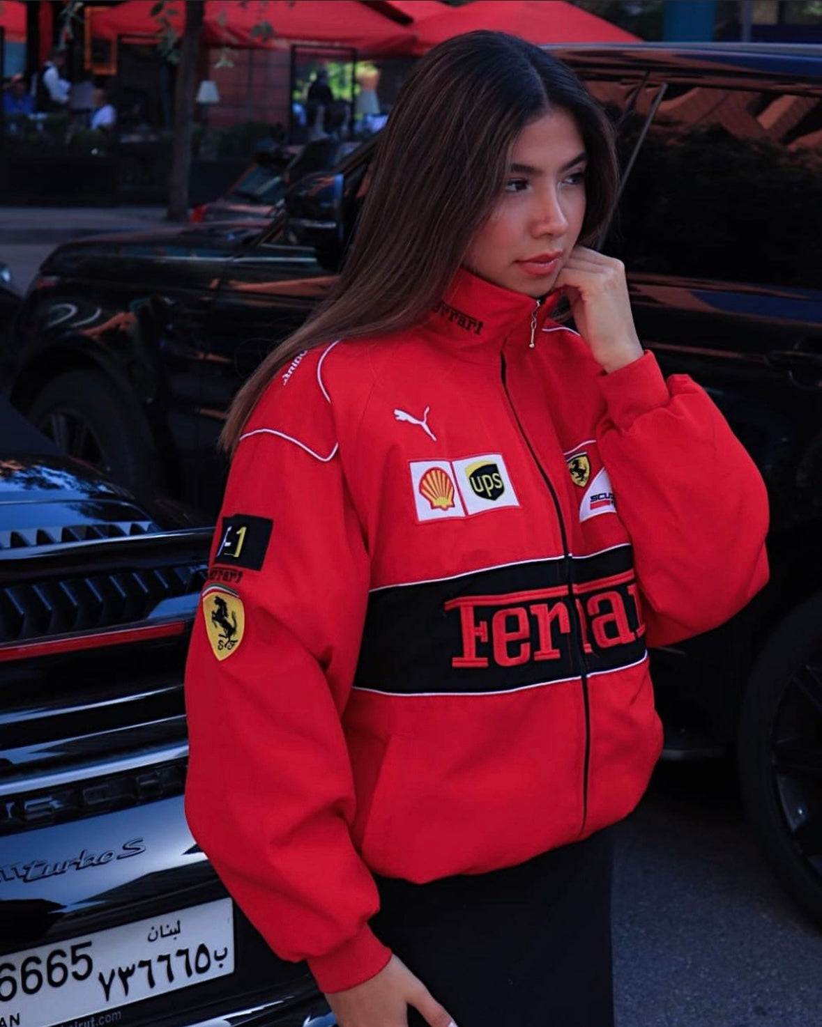 Vintage Black Ferrari Jacket