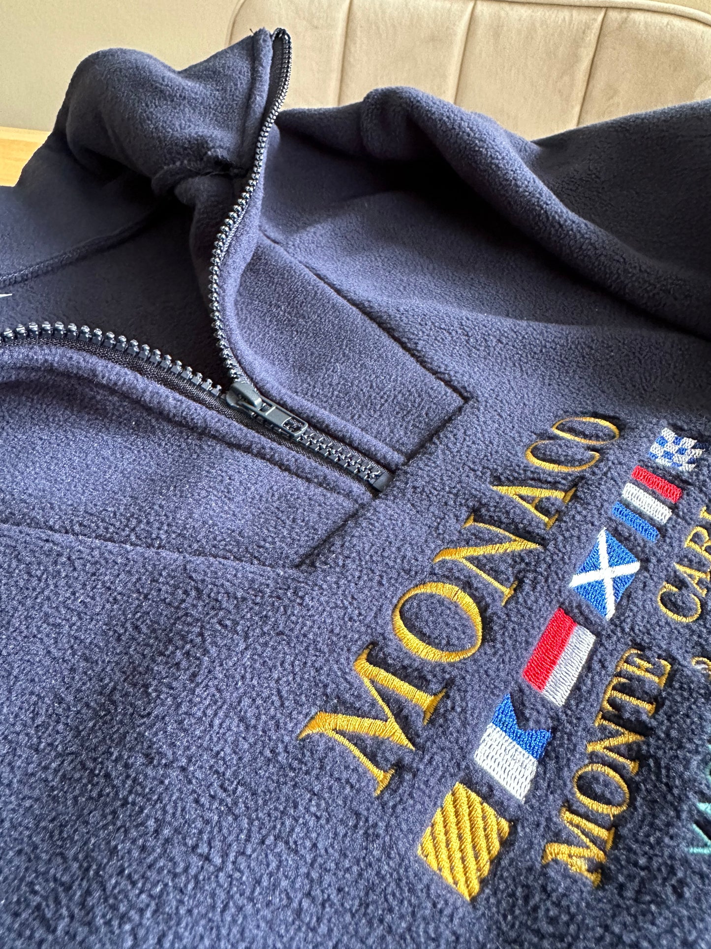 Monaco Pullover med Zipper