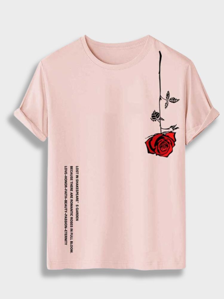 Upside Down Rose T-Shirt