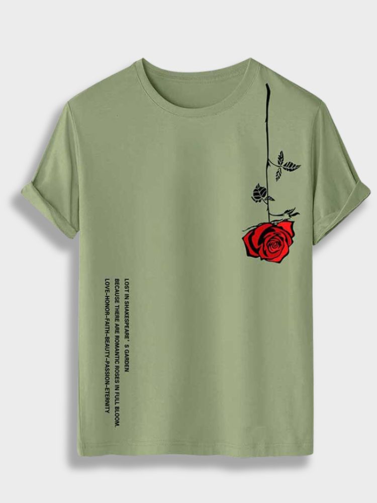 Upside Down Rose T-Shirt