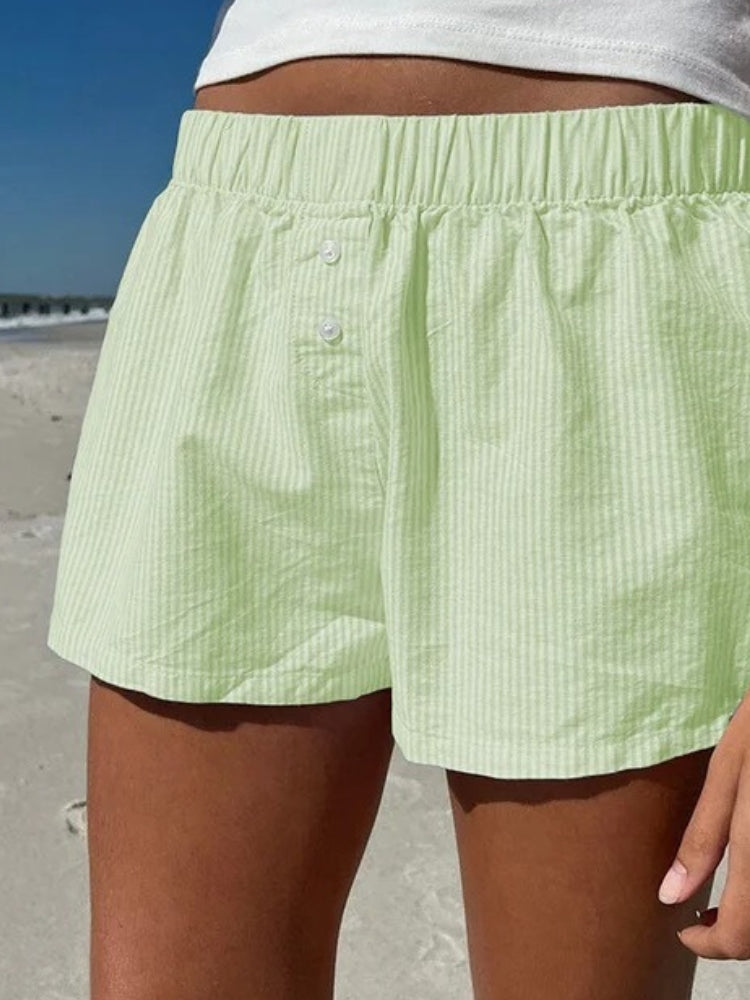 Vintage Linen Summer Shorts