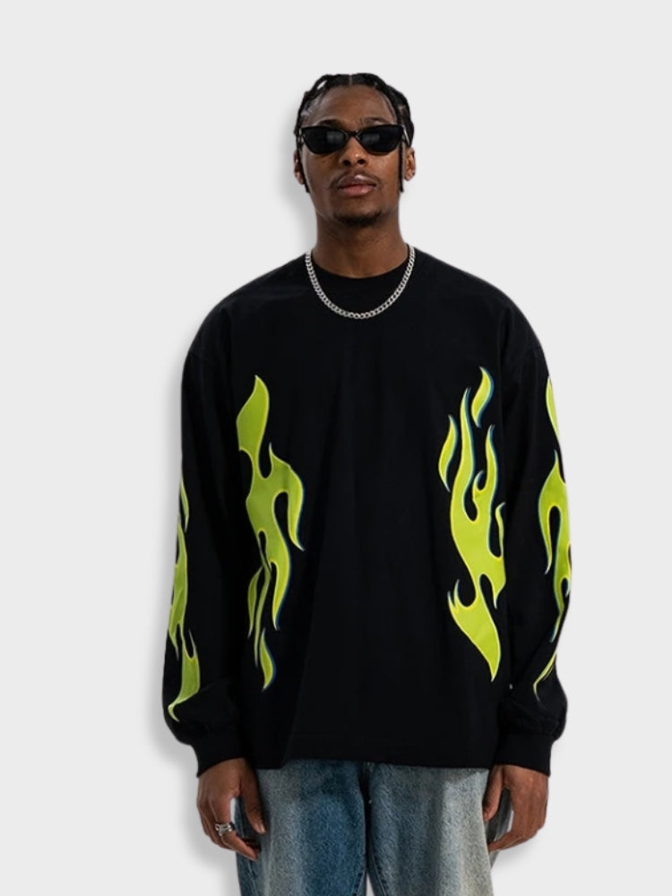 Vintage Fluor Fire Longsleeve