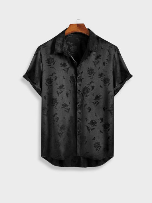 Satin Floral Shirt