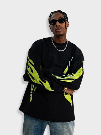 Vintage Fluor Fire Longsleeve