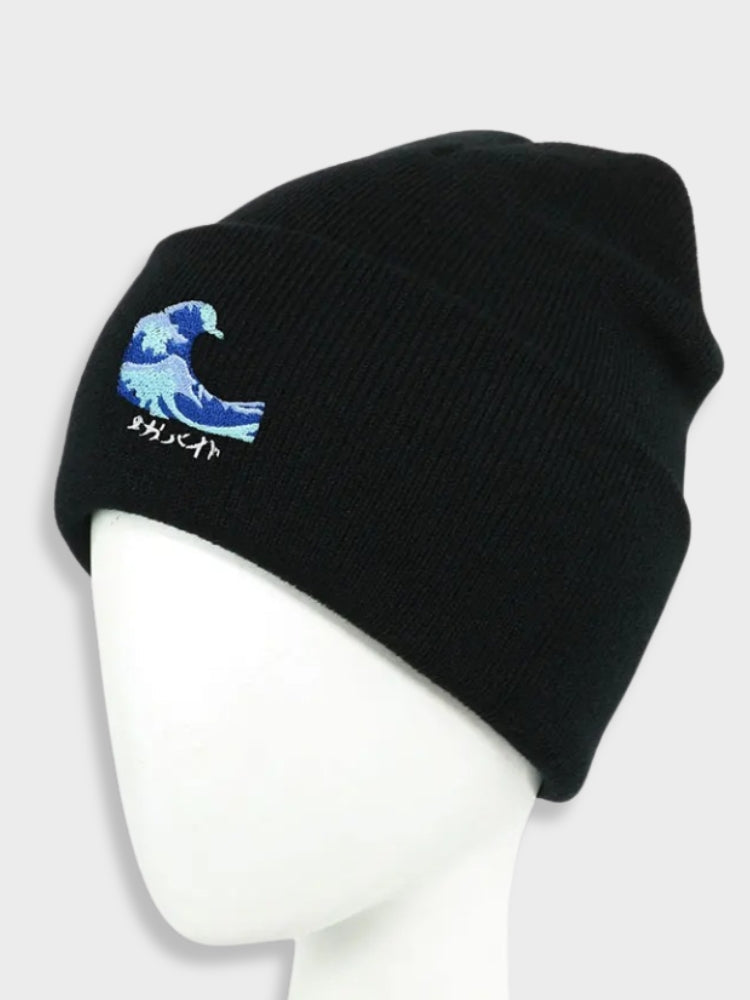 Japanese Sea Wave Beanie