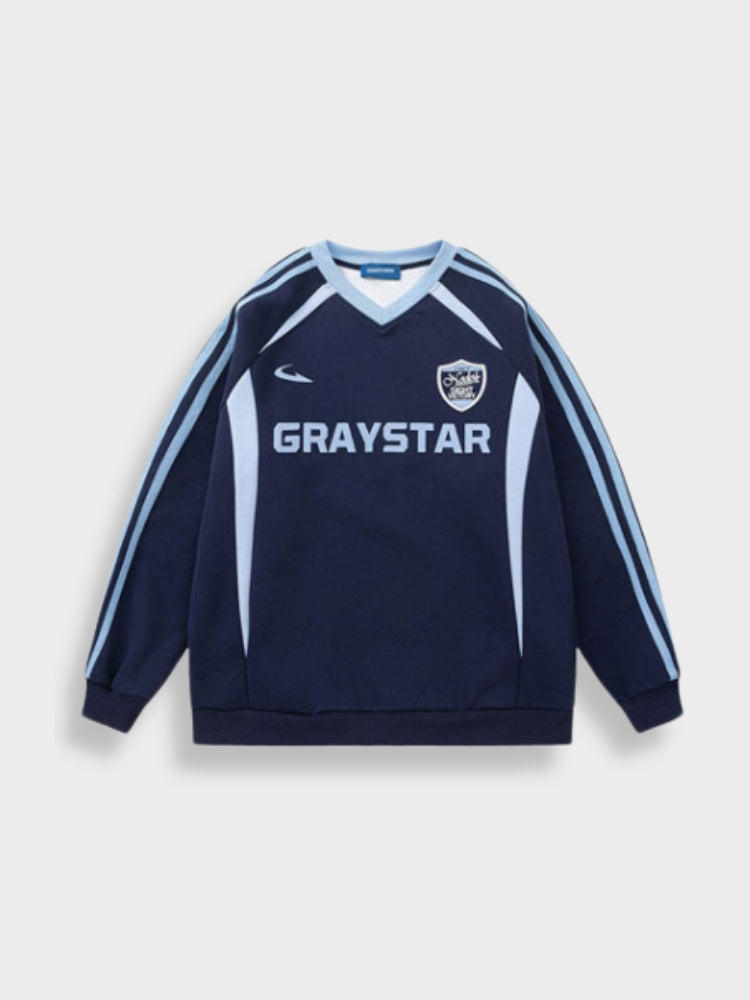 Graystar Vintage Football Sweater