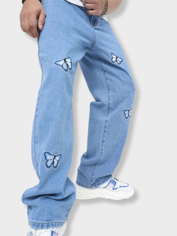 Vintage Butterfly Jeans