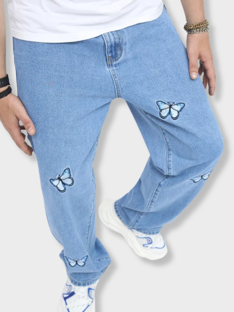 Vintage Butterfly Jeans