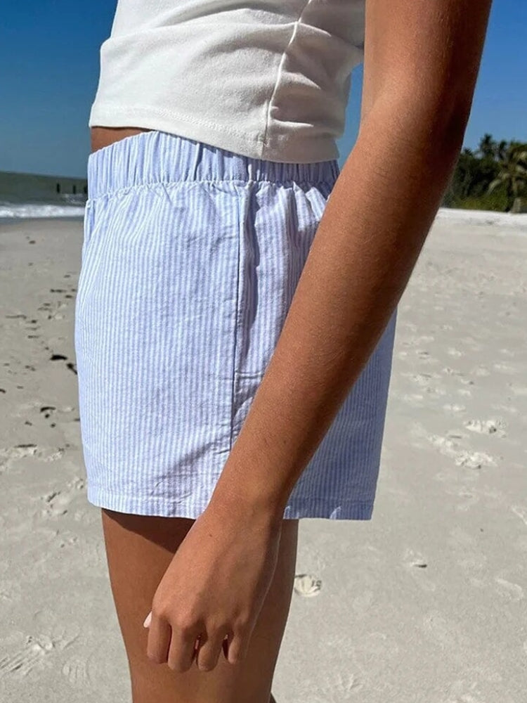 Vintage Linen Summer Shorts