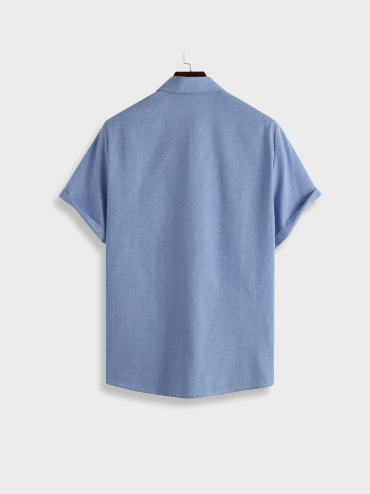 Mykonos Blue Summer Shirt