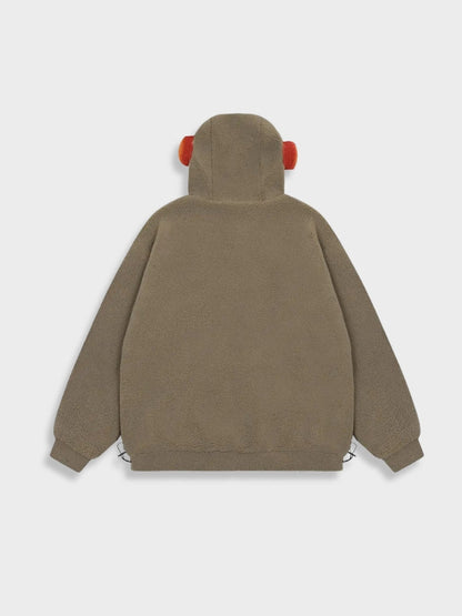 Lofi Bear Full Zipper Fleece