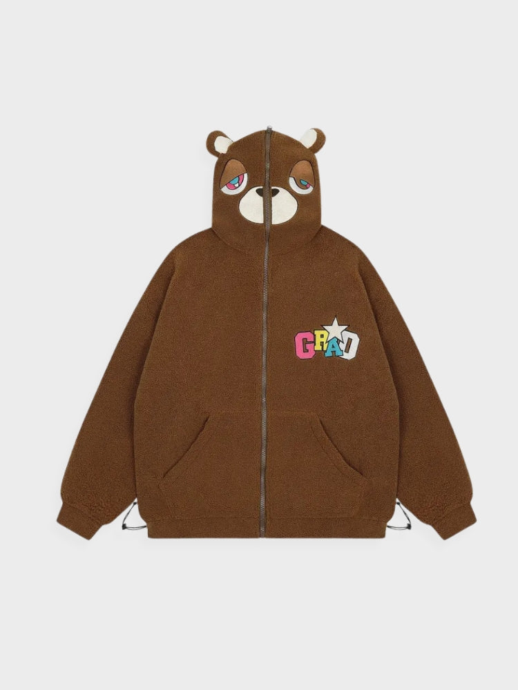 Grad Full Zipper Bear Fleece