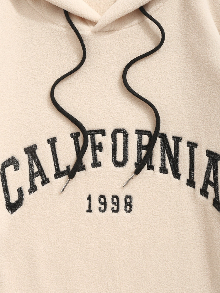 Striped Fleece California 1998 Hoodie