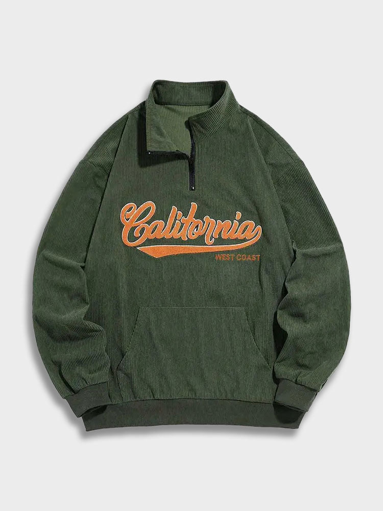 Corduroy CA Zipper