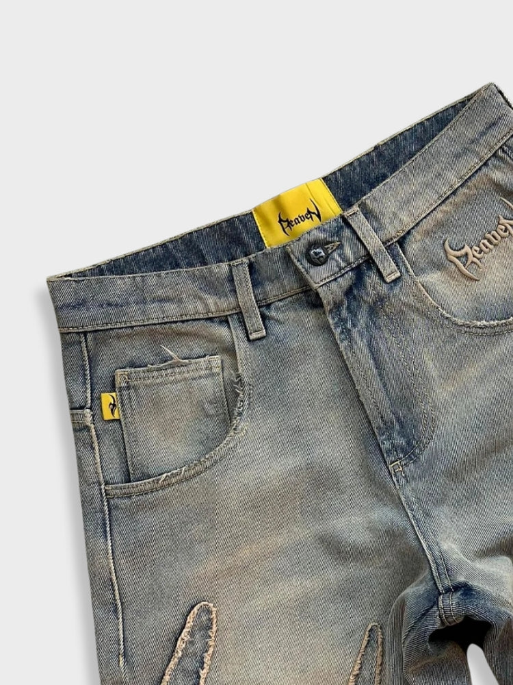 Decarba x Distressed Washed Denim