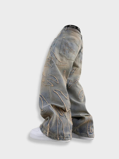 Decarba x Distressed Washed Denim