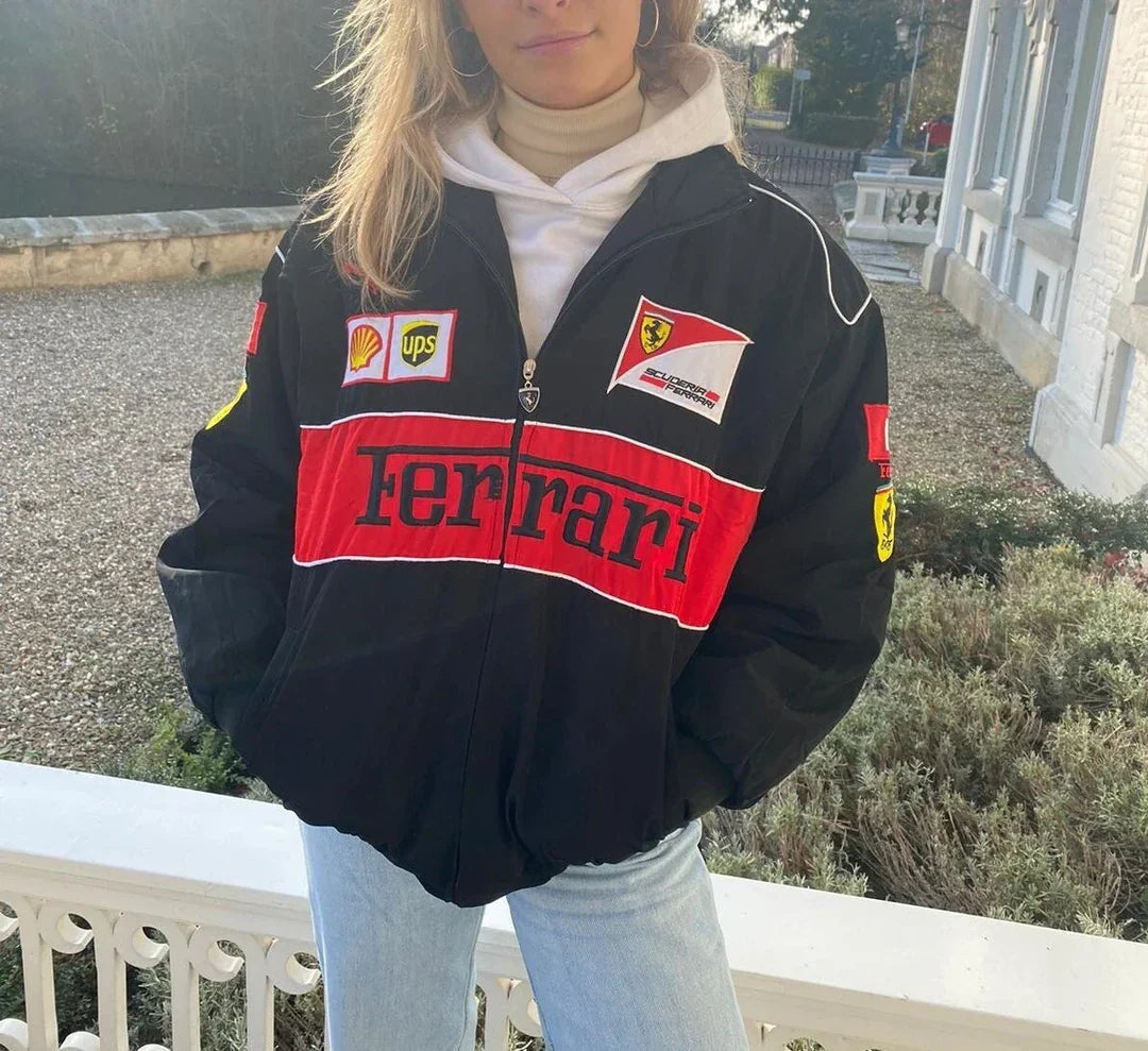 Vintage Black Ferrari Jacket