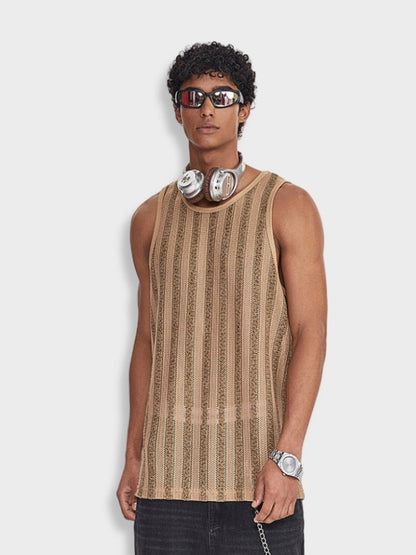 Vertical Striped Vintage Tanktop