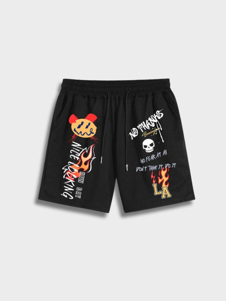 LA Skull Shorts