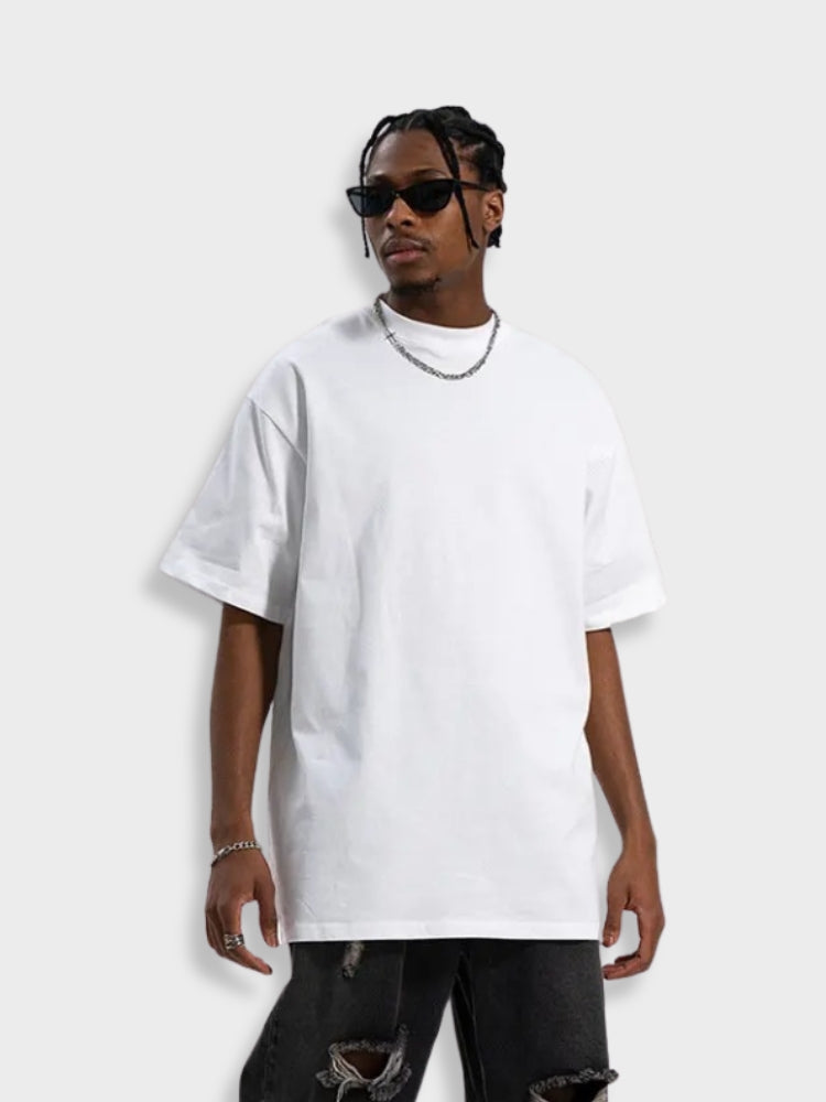 Thick Material Plain Cotton Tee