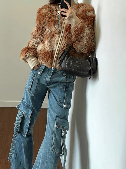 Vintage Lamswool Plush Jacket