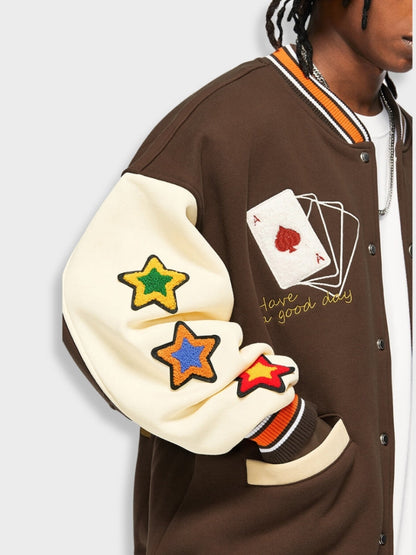 Poker Varsity Jacket