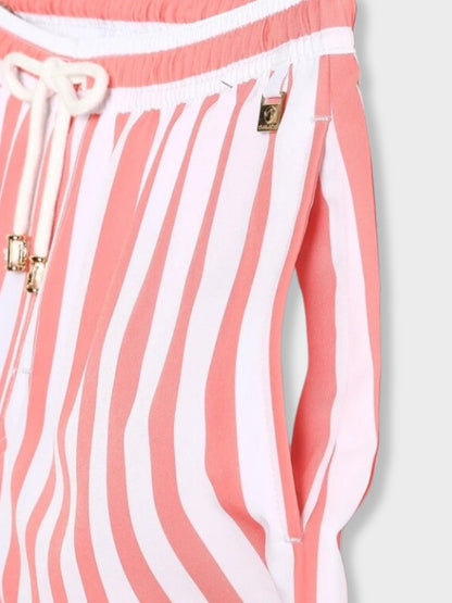 Old Money Striped Red Swimshorts