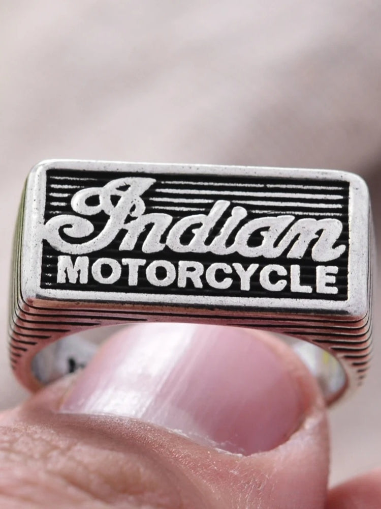 Vintage Indian Motorcycle Ring