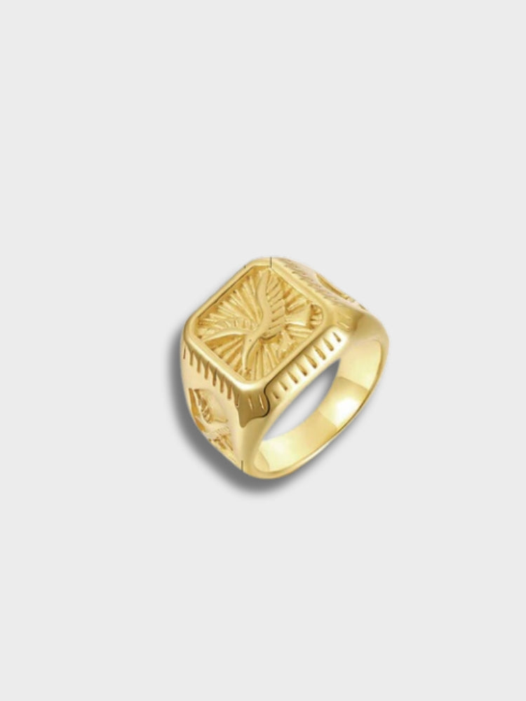 Vintage Ring - Albanian Eagle