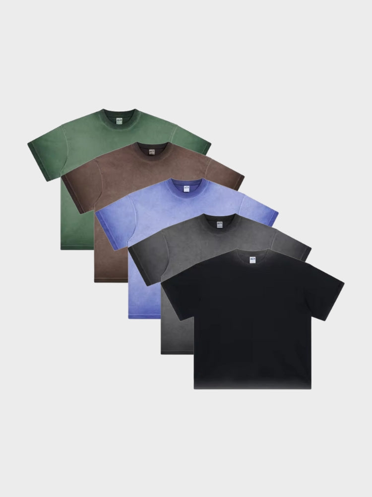 Bundle of 5 - Decarba Gradient Washed T-Shirt