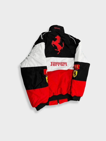 Vintage White Ferrari Jacket